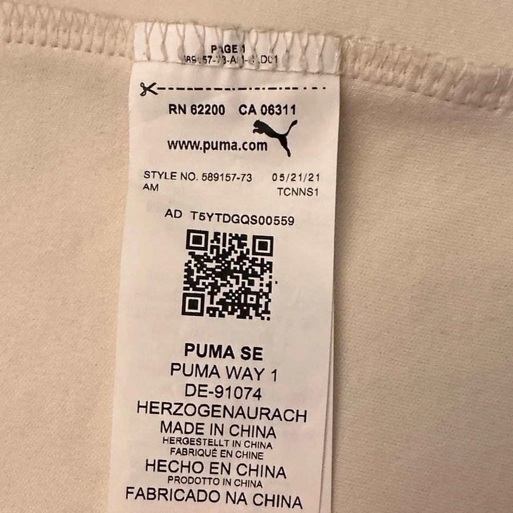 PUMA Cream Zip-Up Hoodie • Cozy Athletic Style • Women’s Size Small - Picture 8 of 11